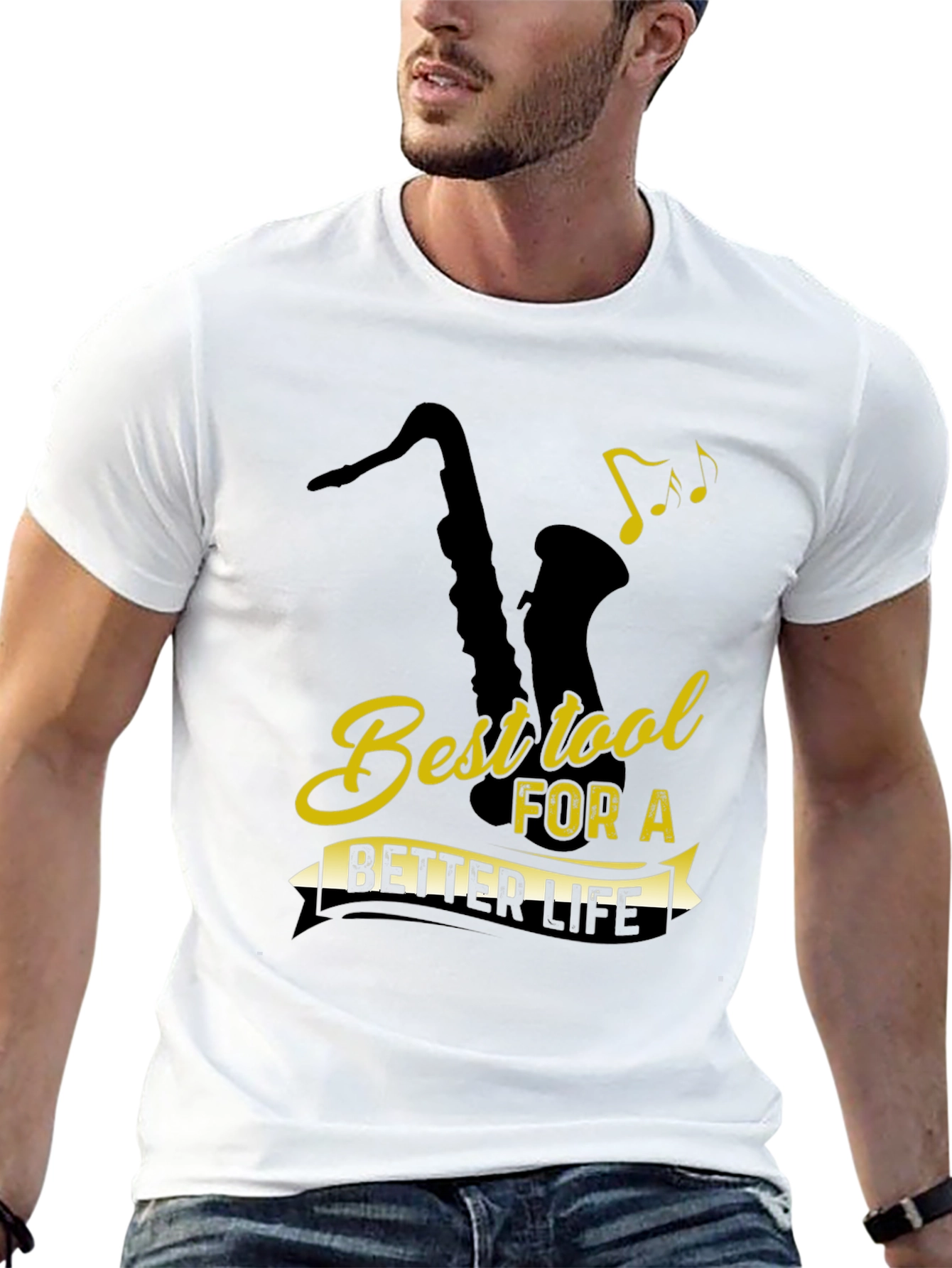 Saxophone Best Tool Graphic T-Shirt
