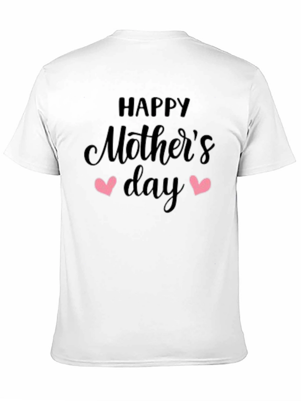 Happy Mothers Day T-Shirt - Black