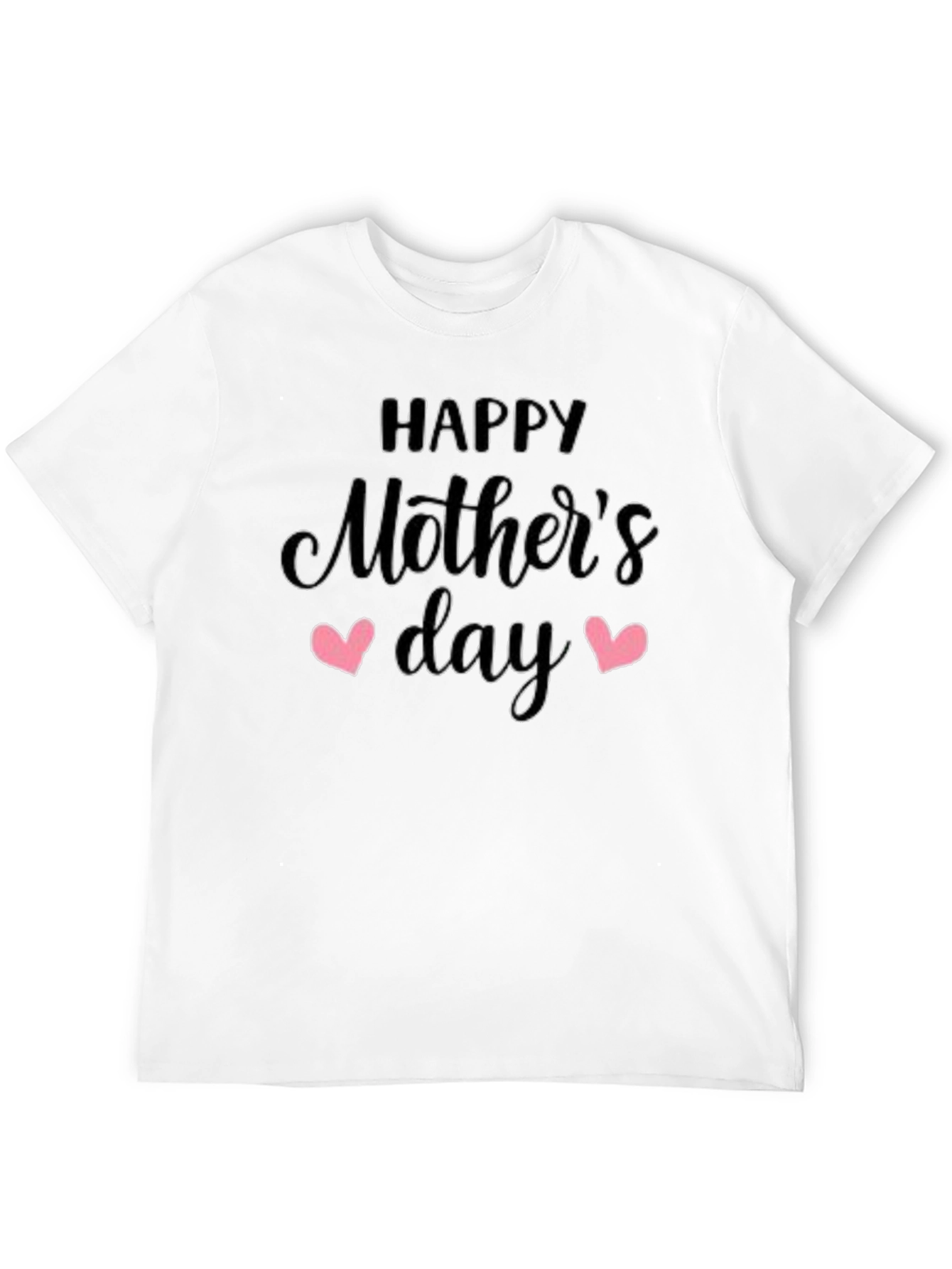 Happy Mothers Day T-Shirt - Black