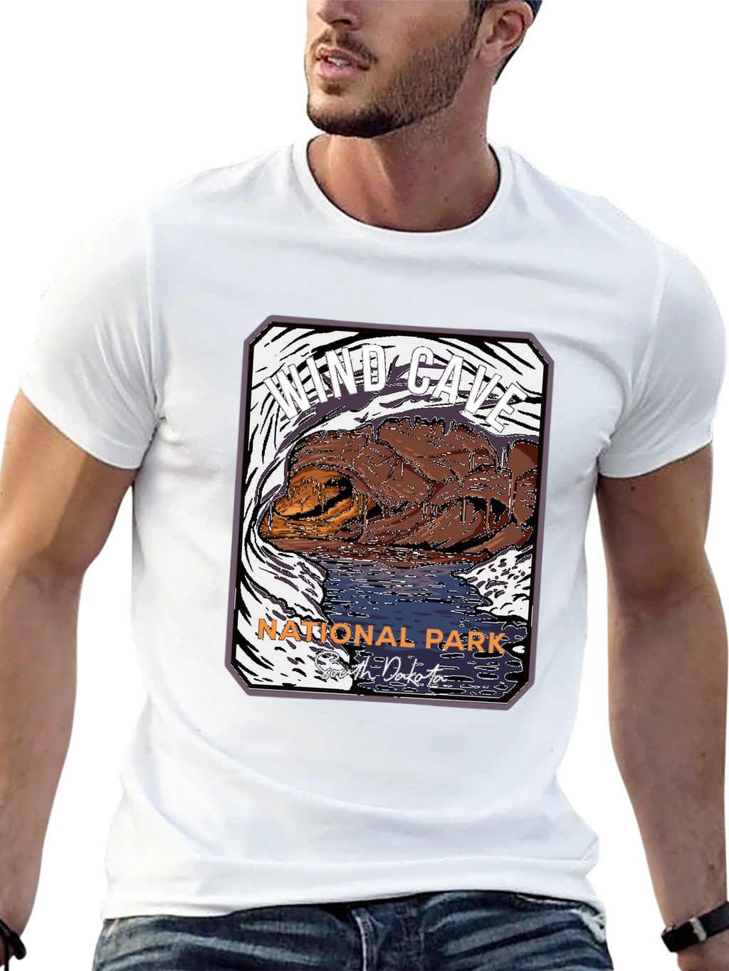 Wind Cave National Park Graphic T-Shirt