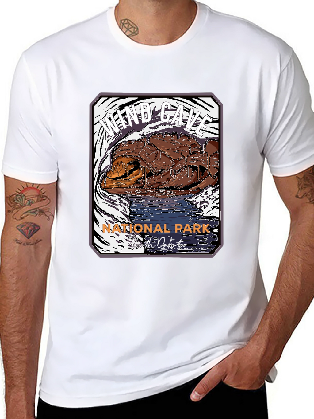 Wind Cave National Park Graphic T-Shirt