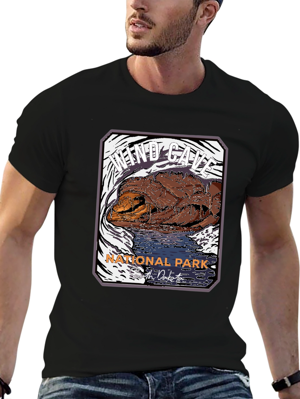 Wind Cave National Park Graphic T-Shirt