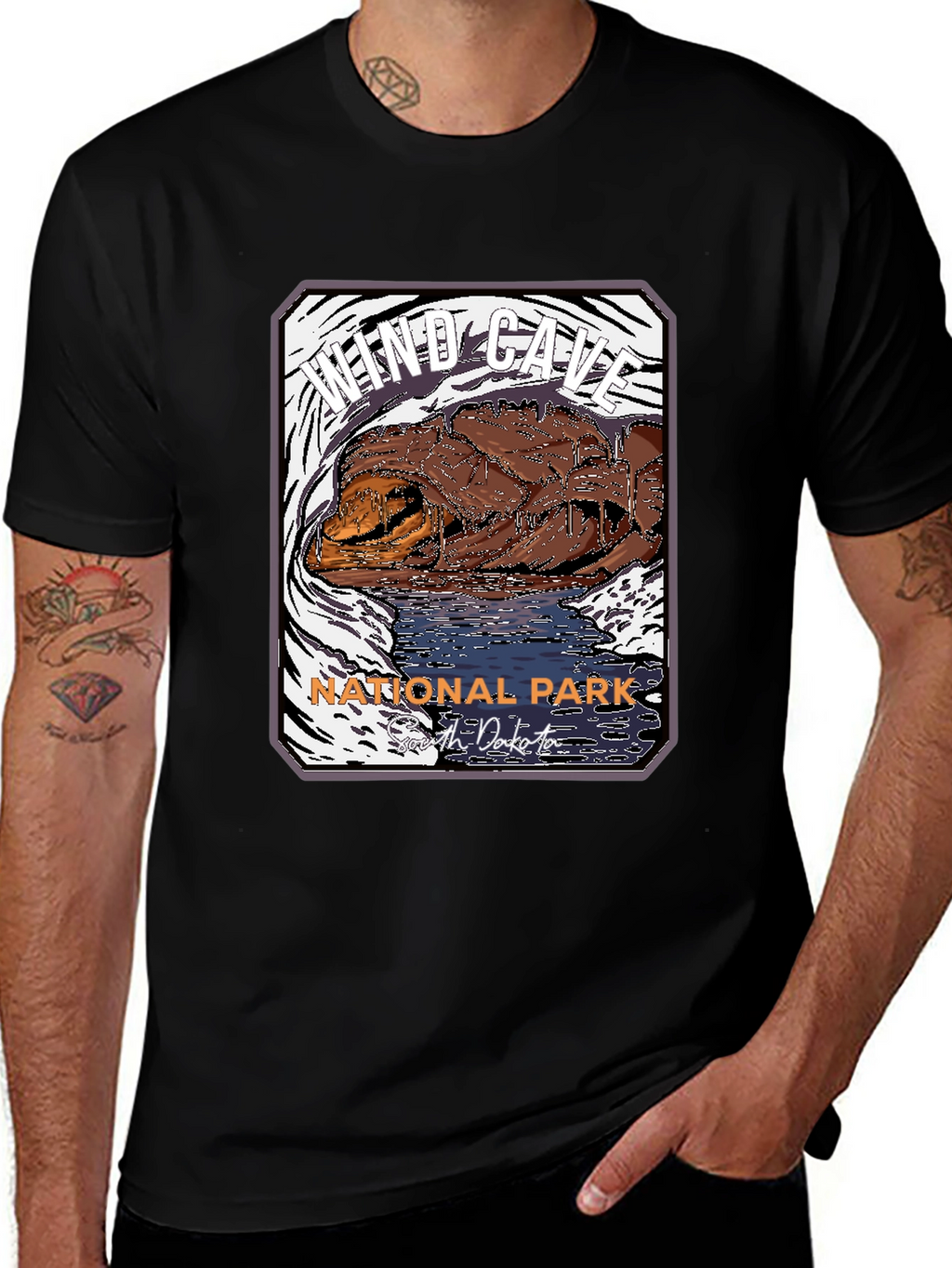 Wind Cave National Park Graphic T-Shirt