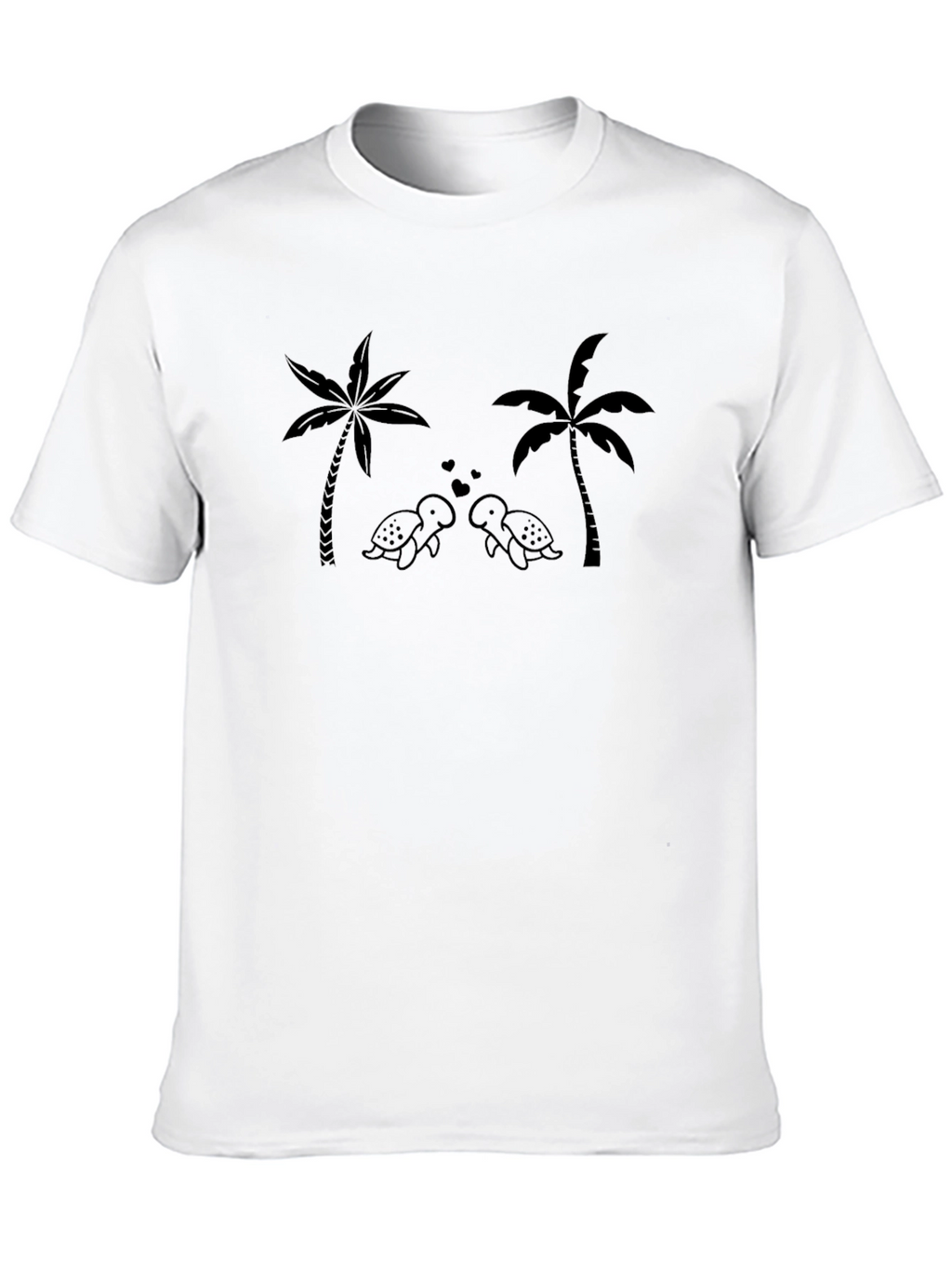 Turtle Love Black T-Shirt