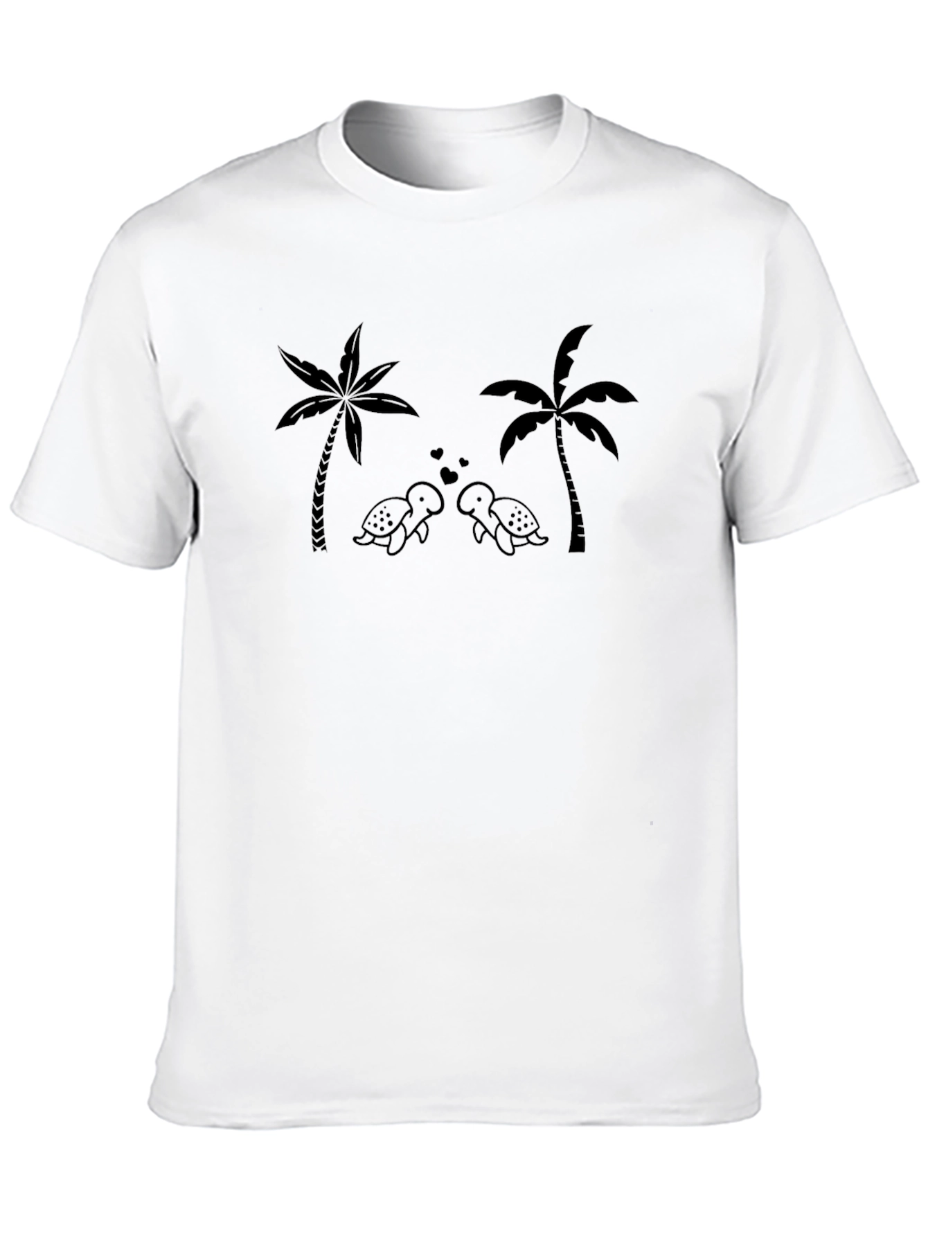 Turtle Love Black T-Shirt