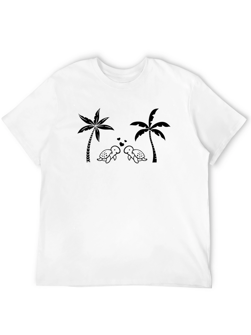 Turtle Love Black T-Shirt