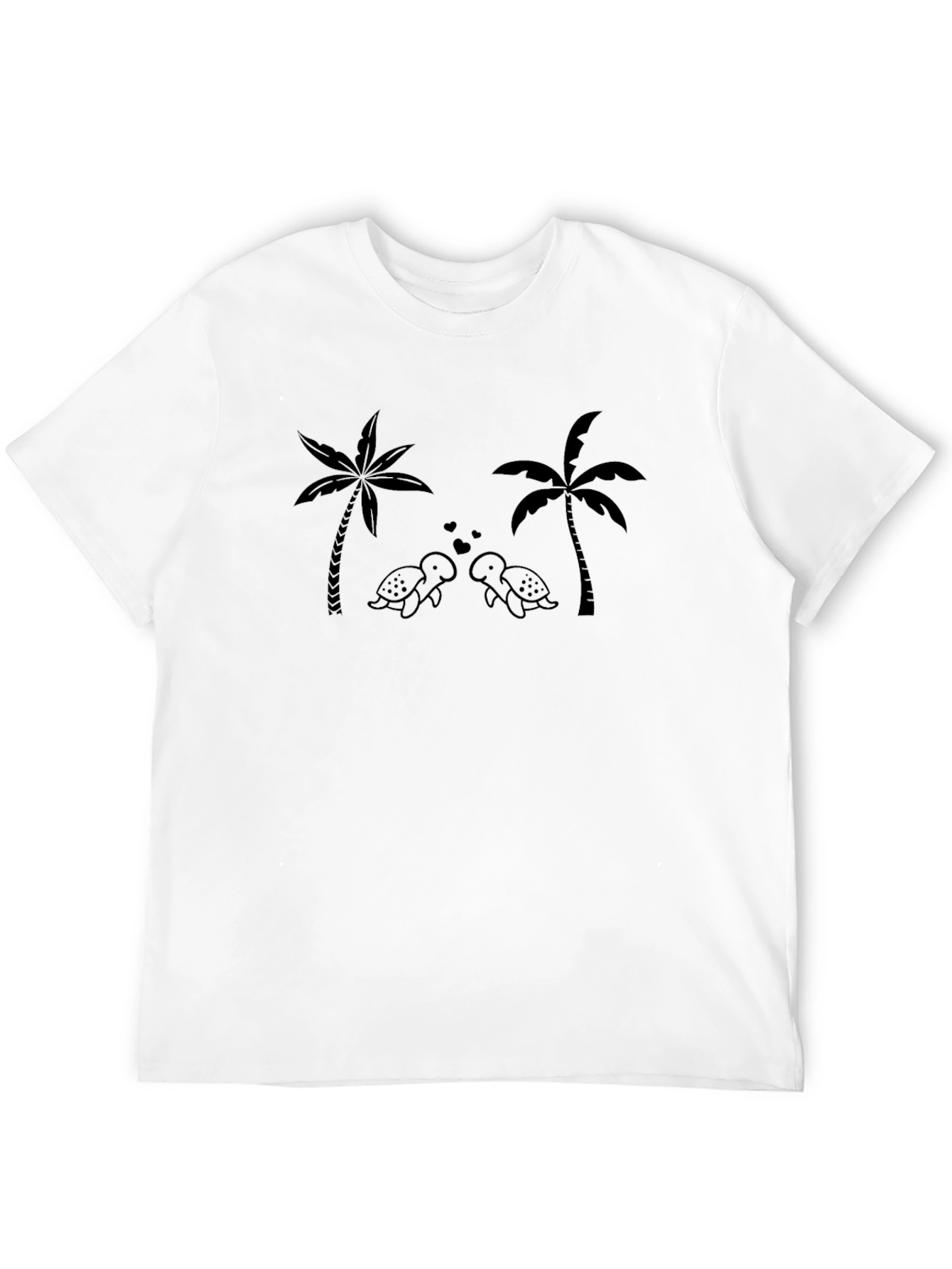 Turtle Love Black T-Shirt