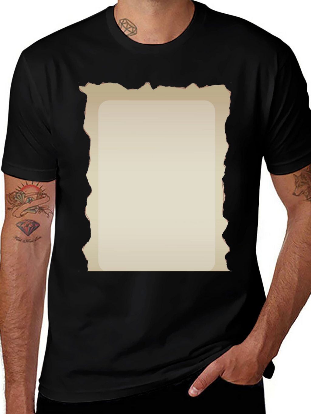 Distressed Parchment Graphic Tee