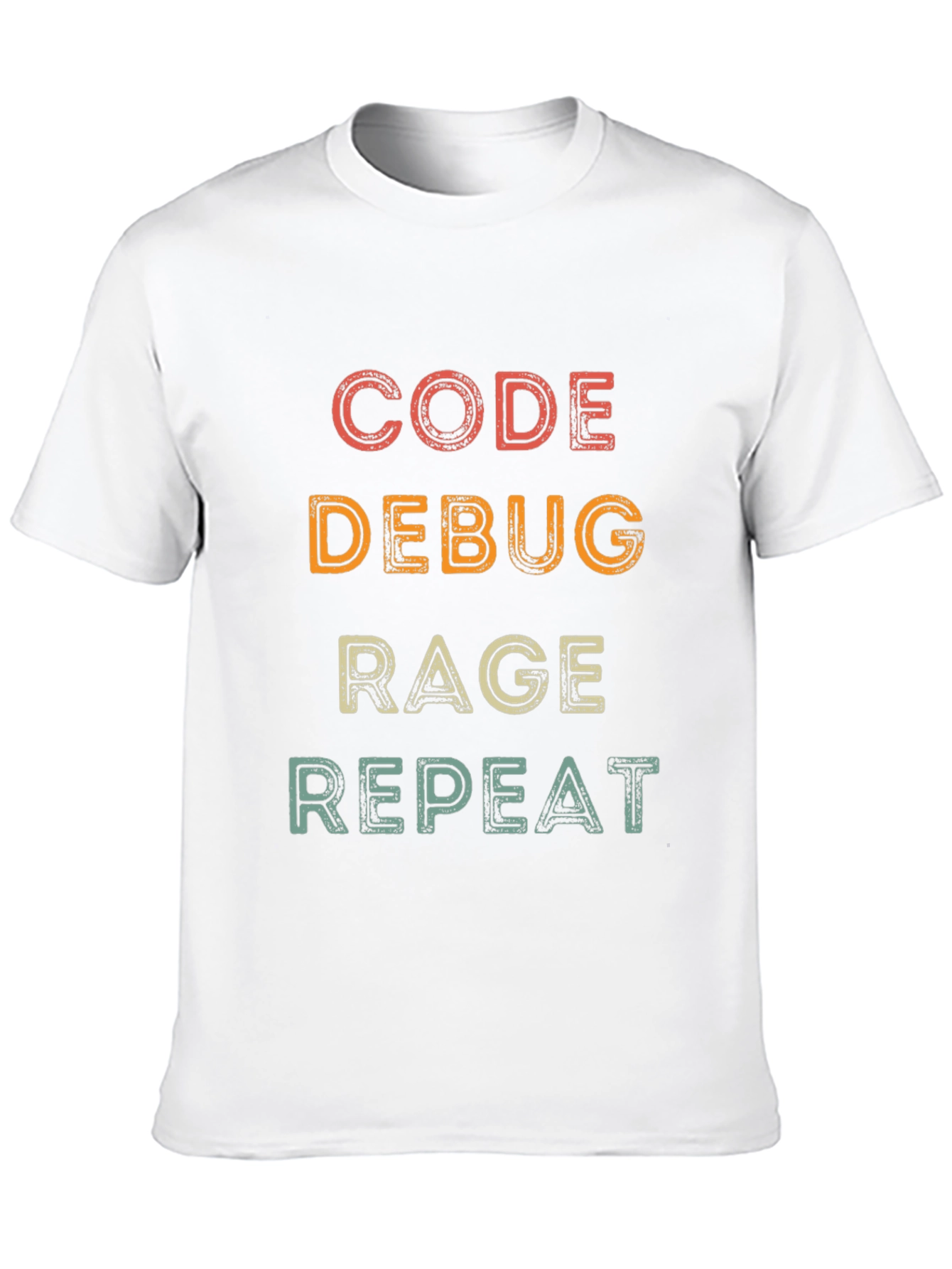 Code Debug Rage Repeat Programmer T-Shirt