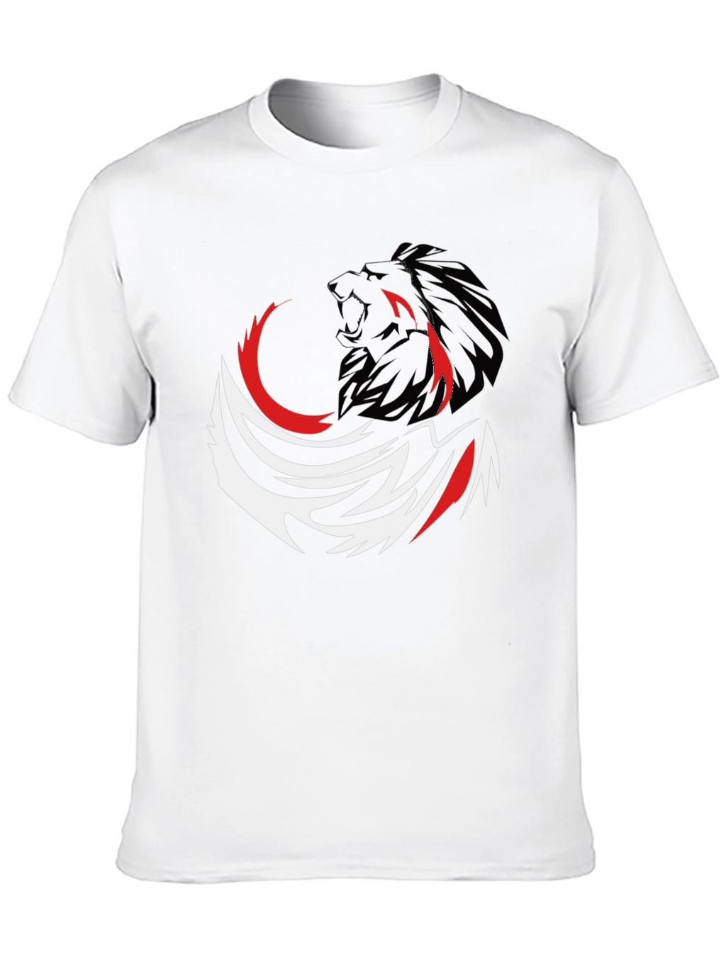 Lion Graphic Tee - Bold Black T-Shirt