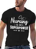 Nursing is My Superpower Graphic Tee