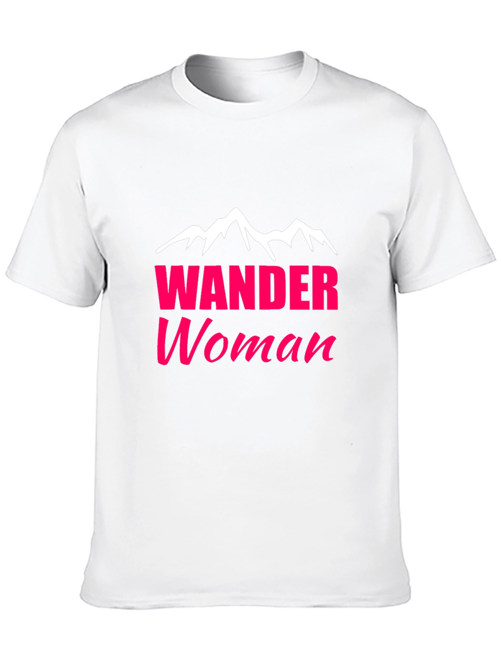 Wander Woman Graphic Tee - Black Cotton T-Shirt