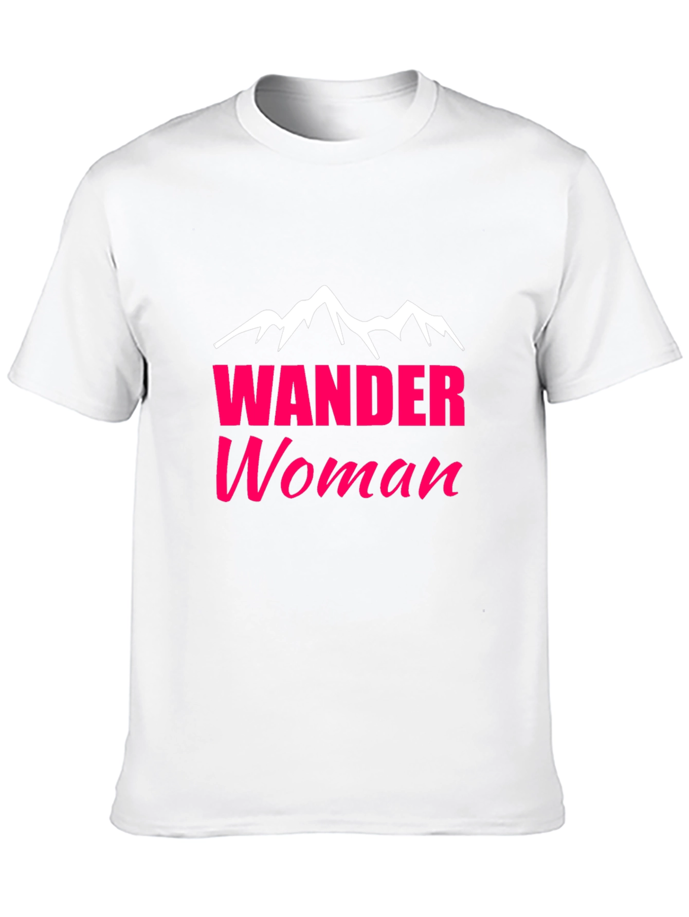 Wander Woman Graphic Tee - Black Cotton T-Shirt