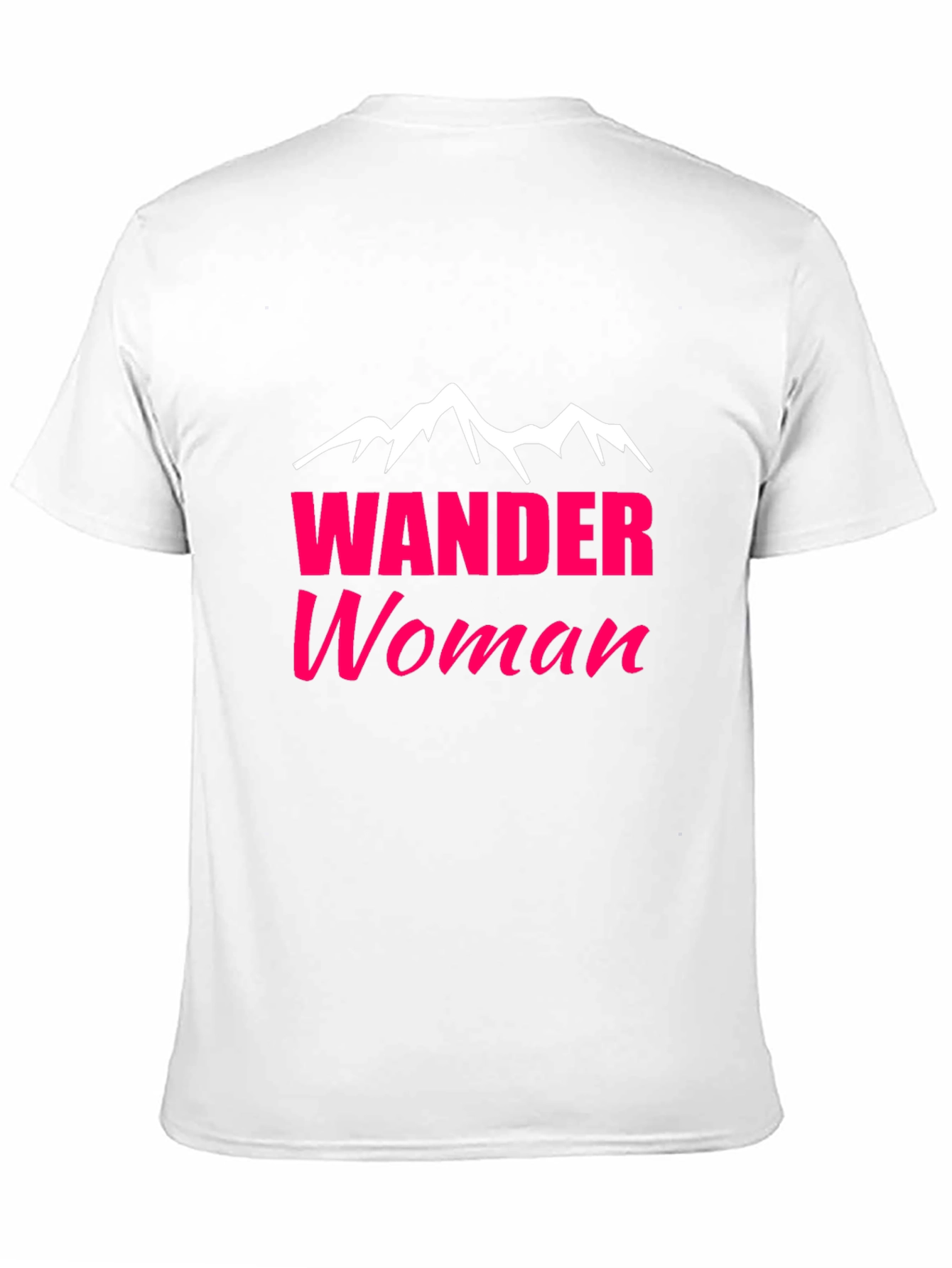 Wander Woman Graphic Tee - Black Cotton T-Shirt