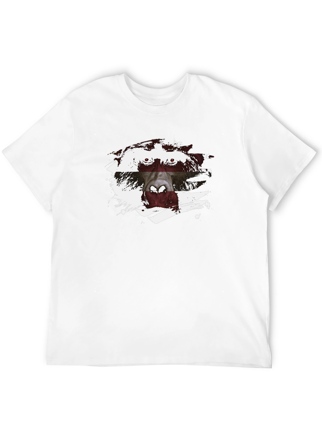 Latvian Flag Monkey T-Shirt
