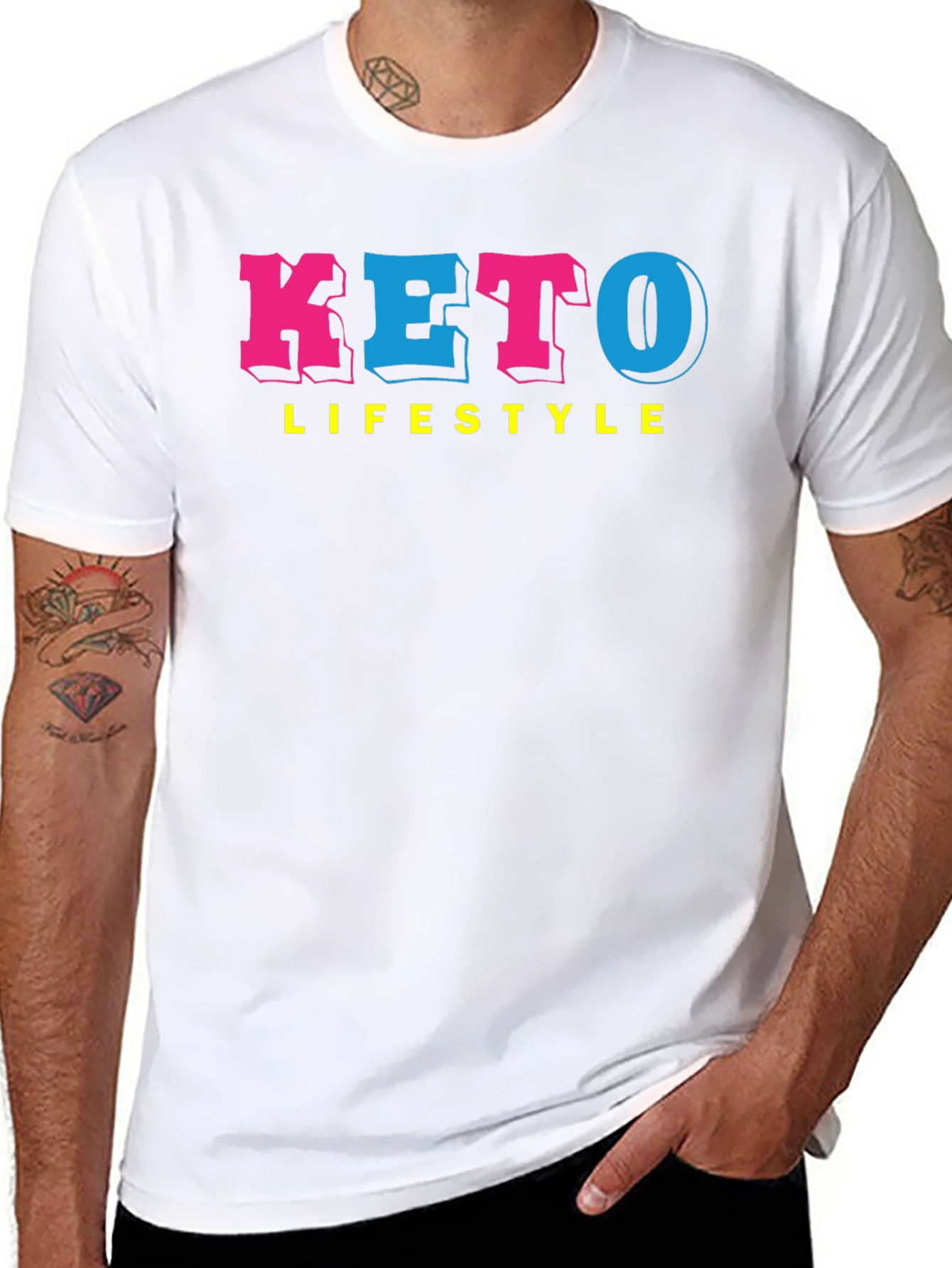 Keto Lifestyle Graphic Tee - Black