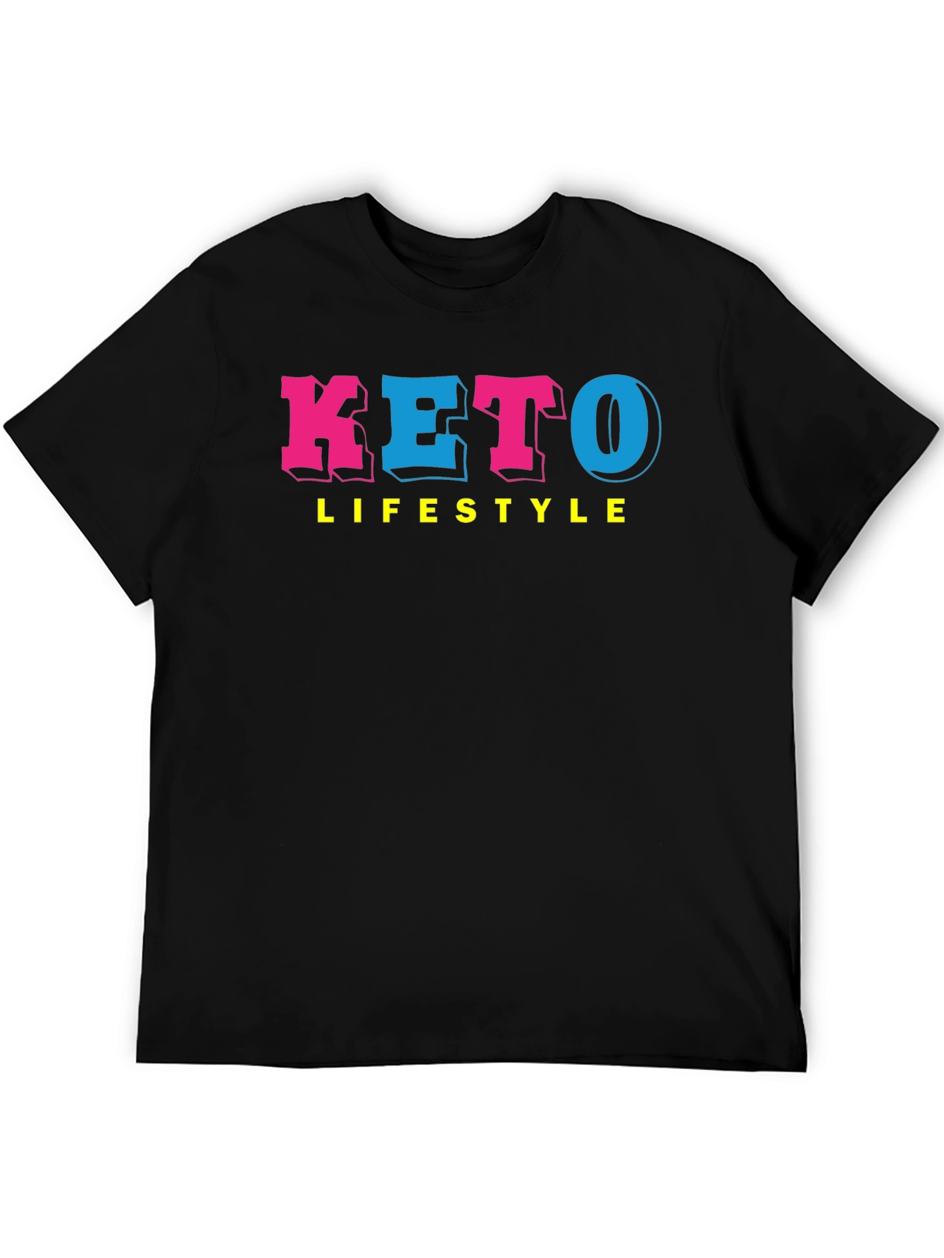 Keto Lifestyle Graphic Tee - Black