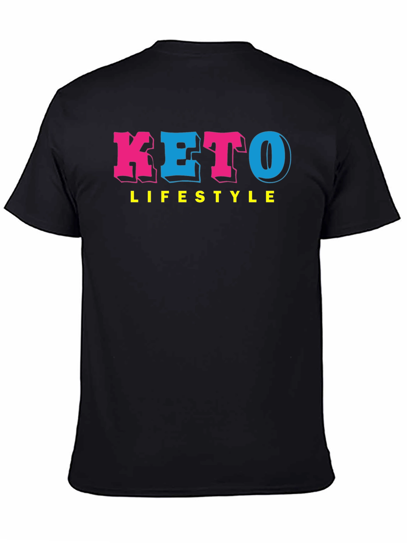 Keto Lifestyle Graphic Tee - Black