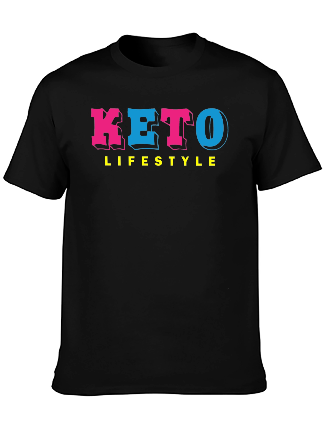 Keto Lifestyle Graphic Tee - Black