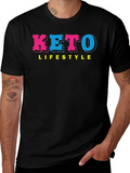 Keto Lifestyle Graphic Tee - Black