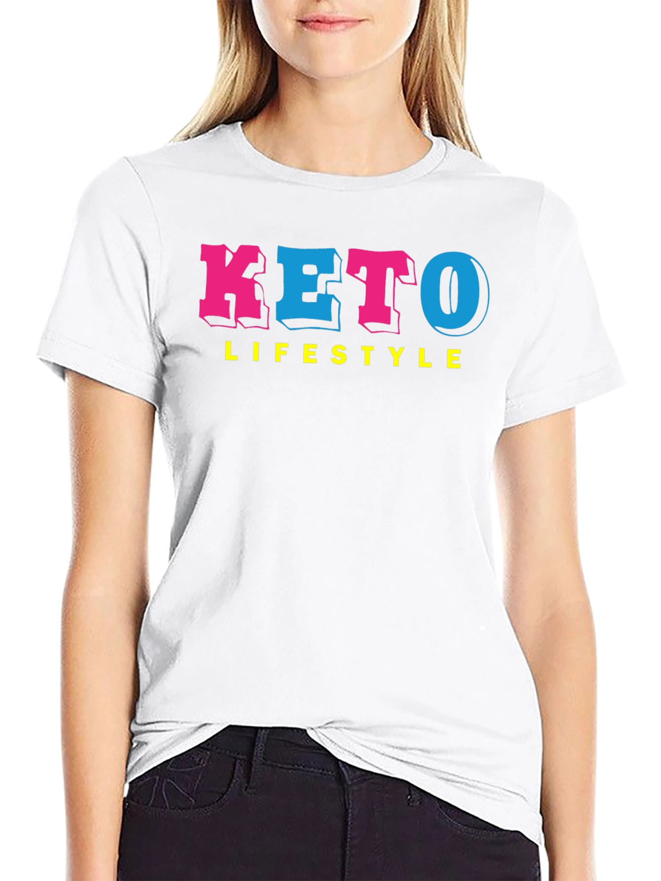 Keto Lifestyle Graphic Tee - Black