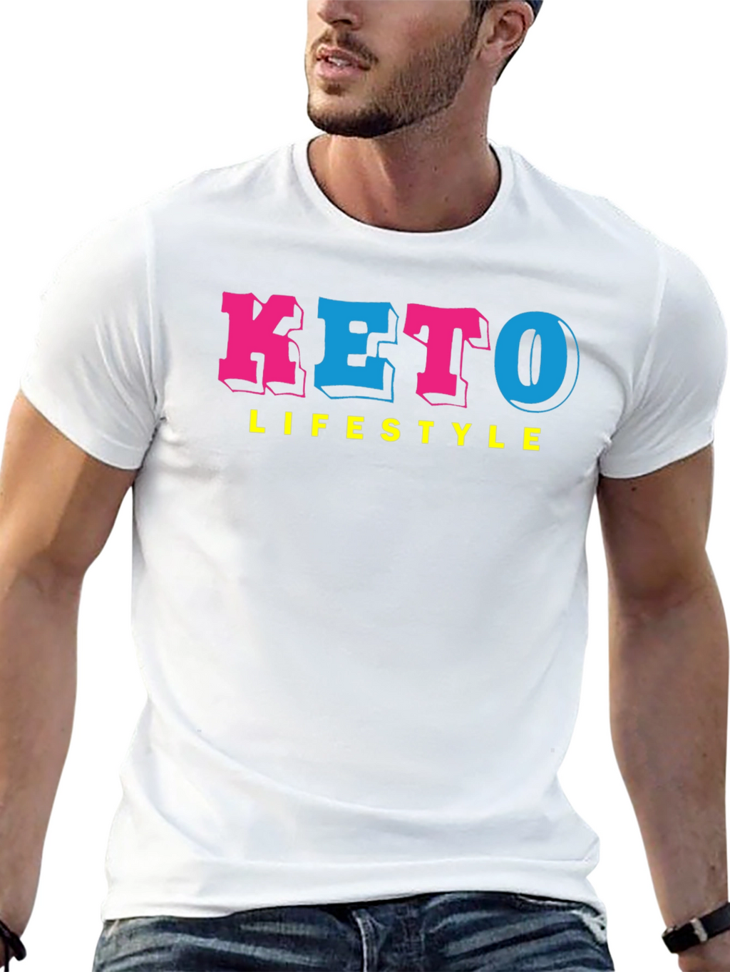 Keto Lifestyle Graphic Tee - Black