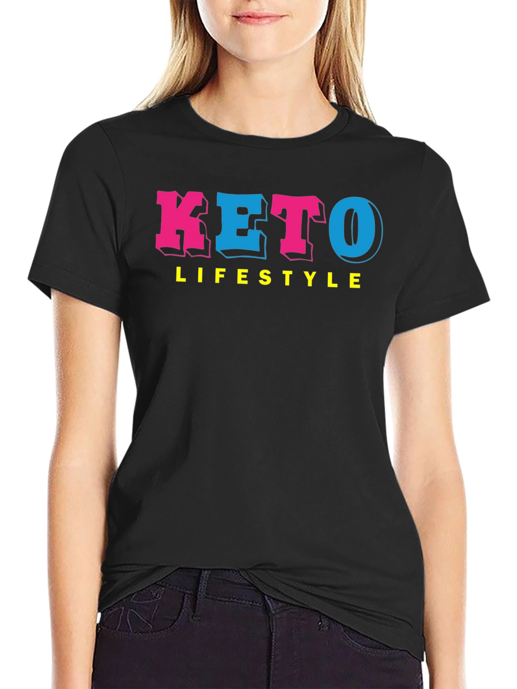 Keto Lifestyle Graphic Tee - Black