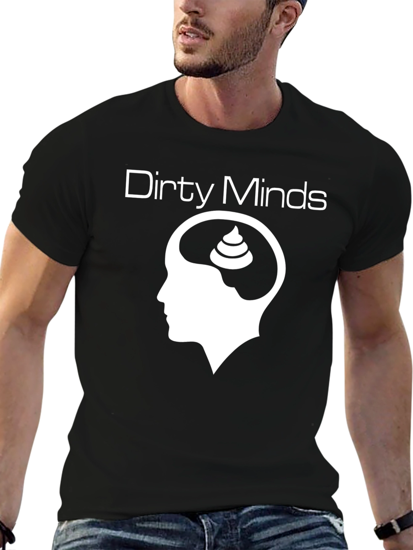 Dirty Minds Graphic Tee - Black Humor T-Shirt