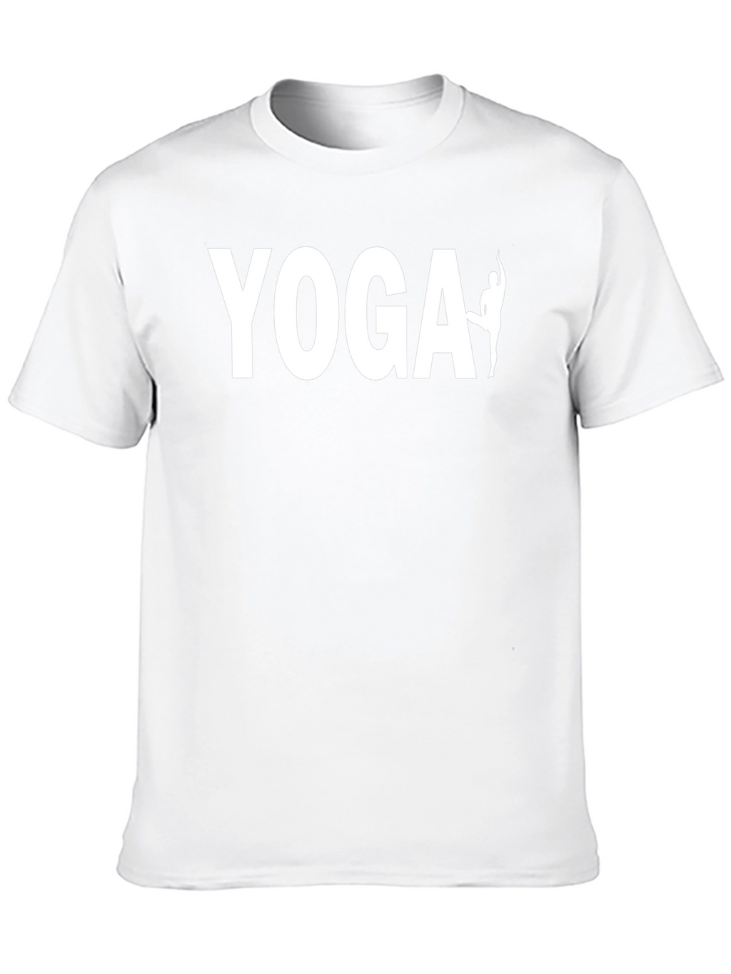 Yoga Graphic Tee - Black Cotton Blend