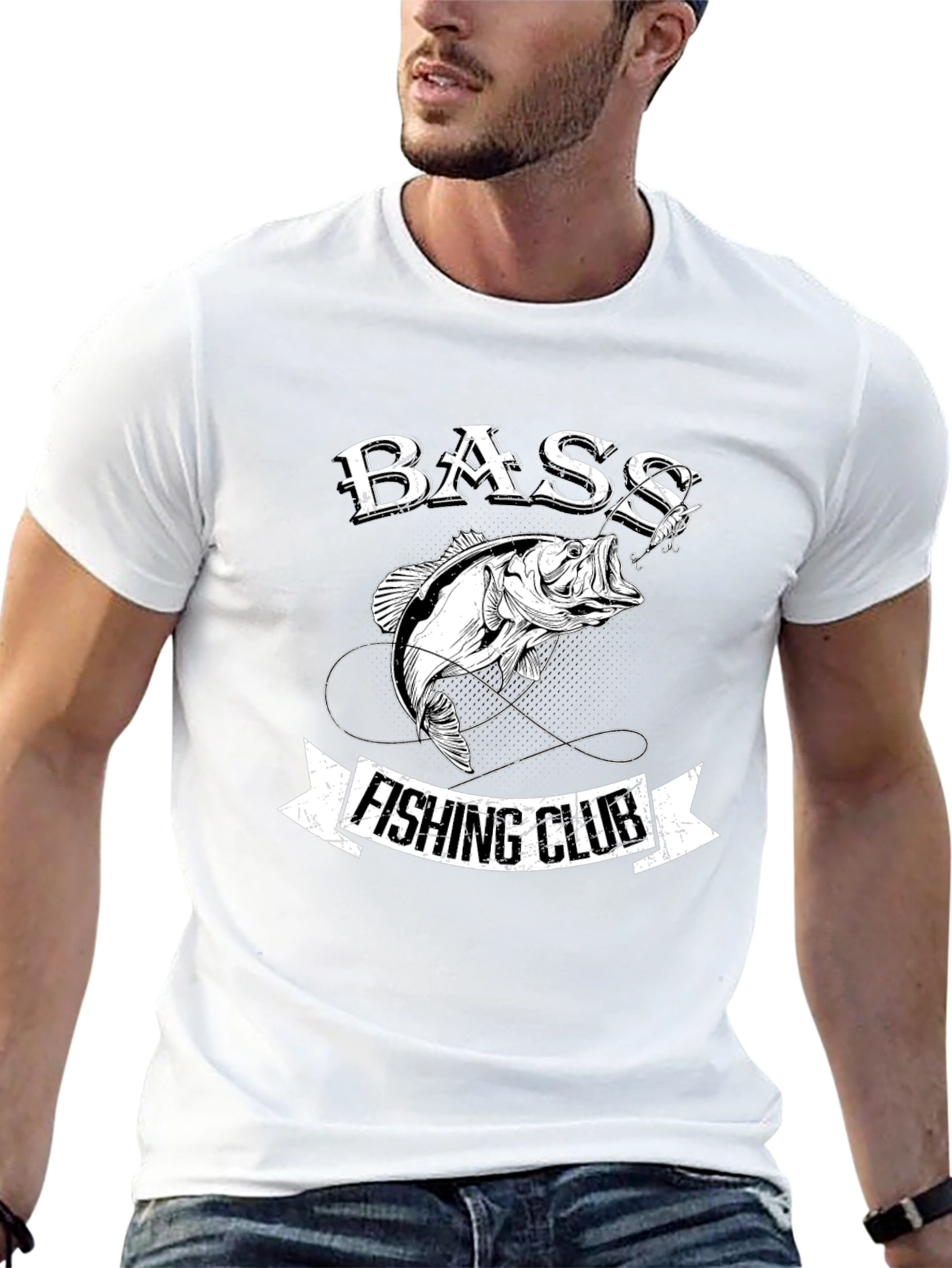 Bass Fishing Club Black T-Shirt