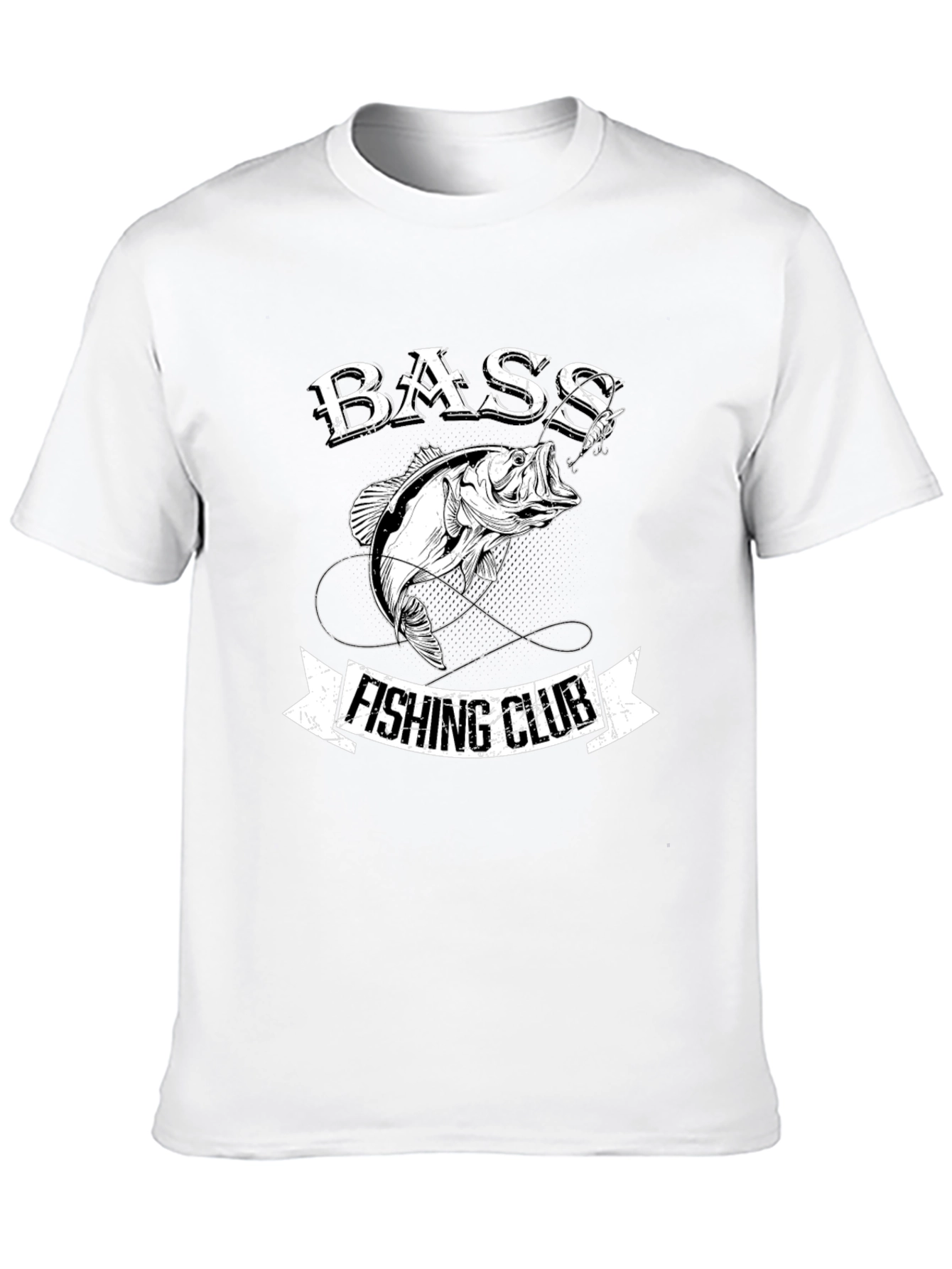 Bass Fishing Club Black T-Shirt