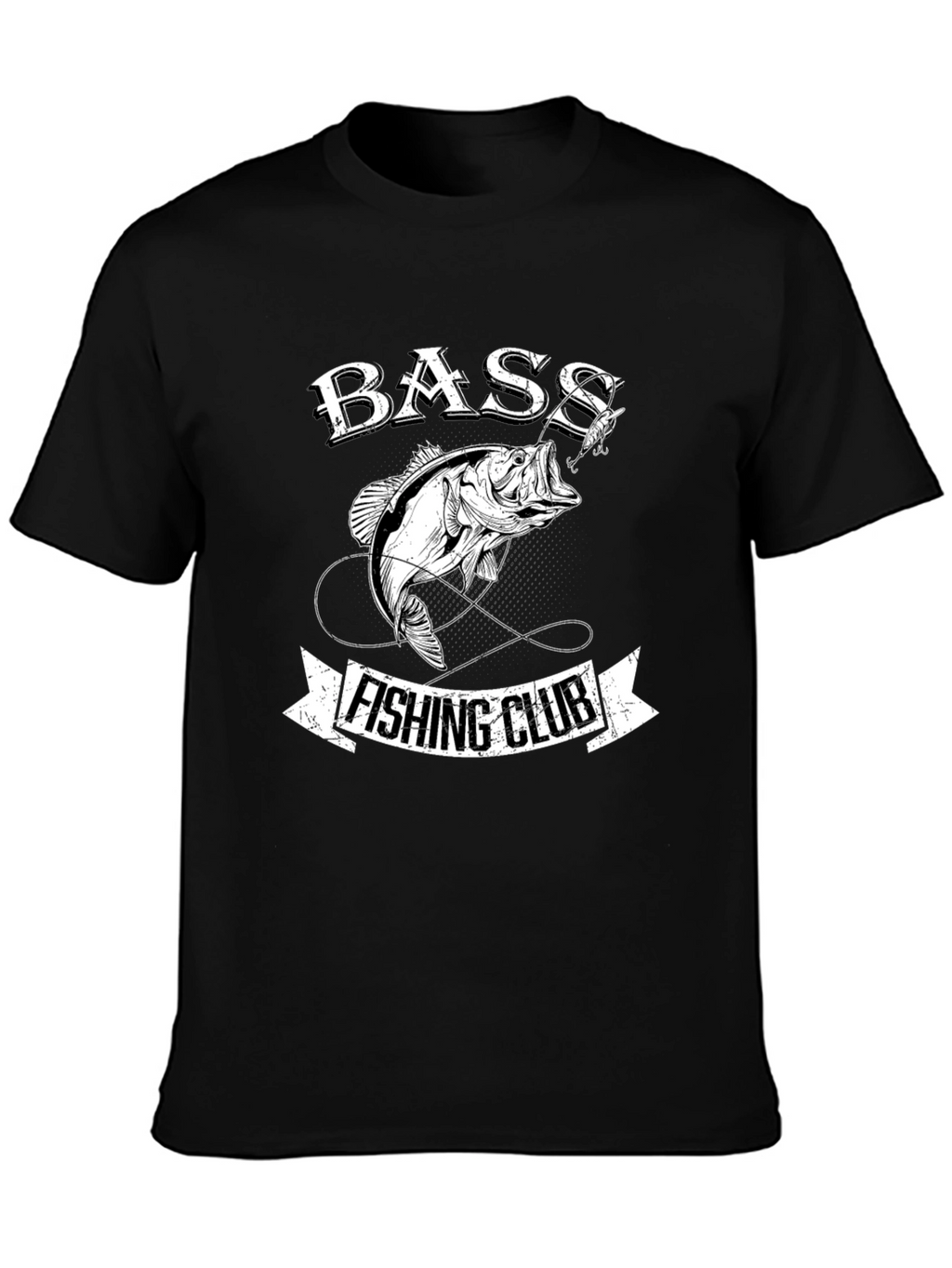 Bass Fishing Club Black T-Shirt