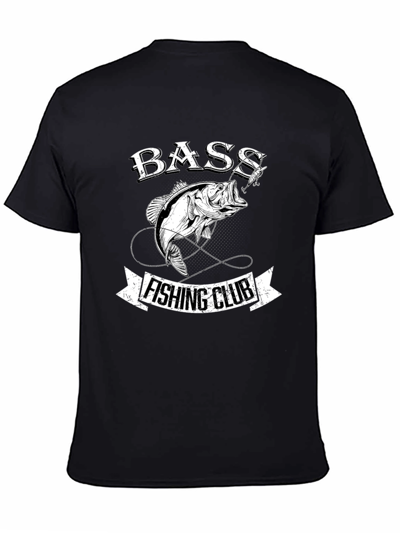 Bass Fishing Club Black T-Shirt