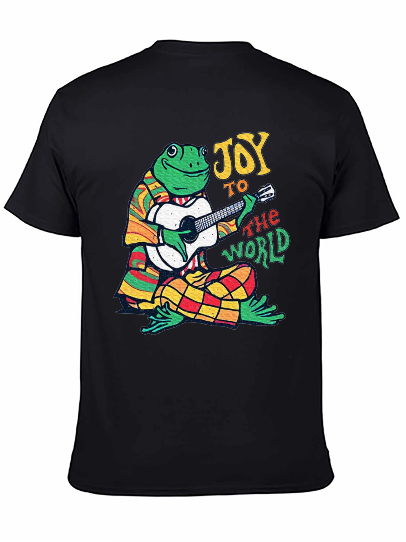 Joy to the World Frog Graphic T-Shirt