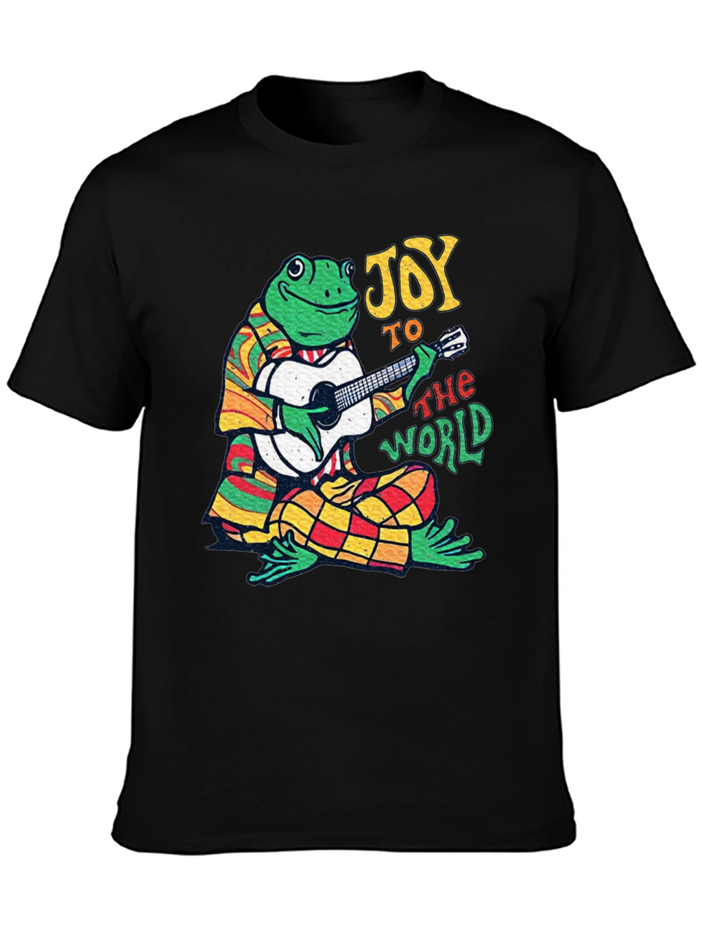 Joy to the World Frog Graphic T-Shirt