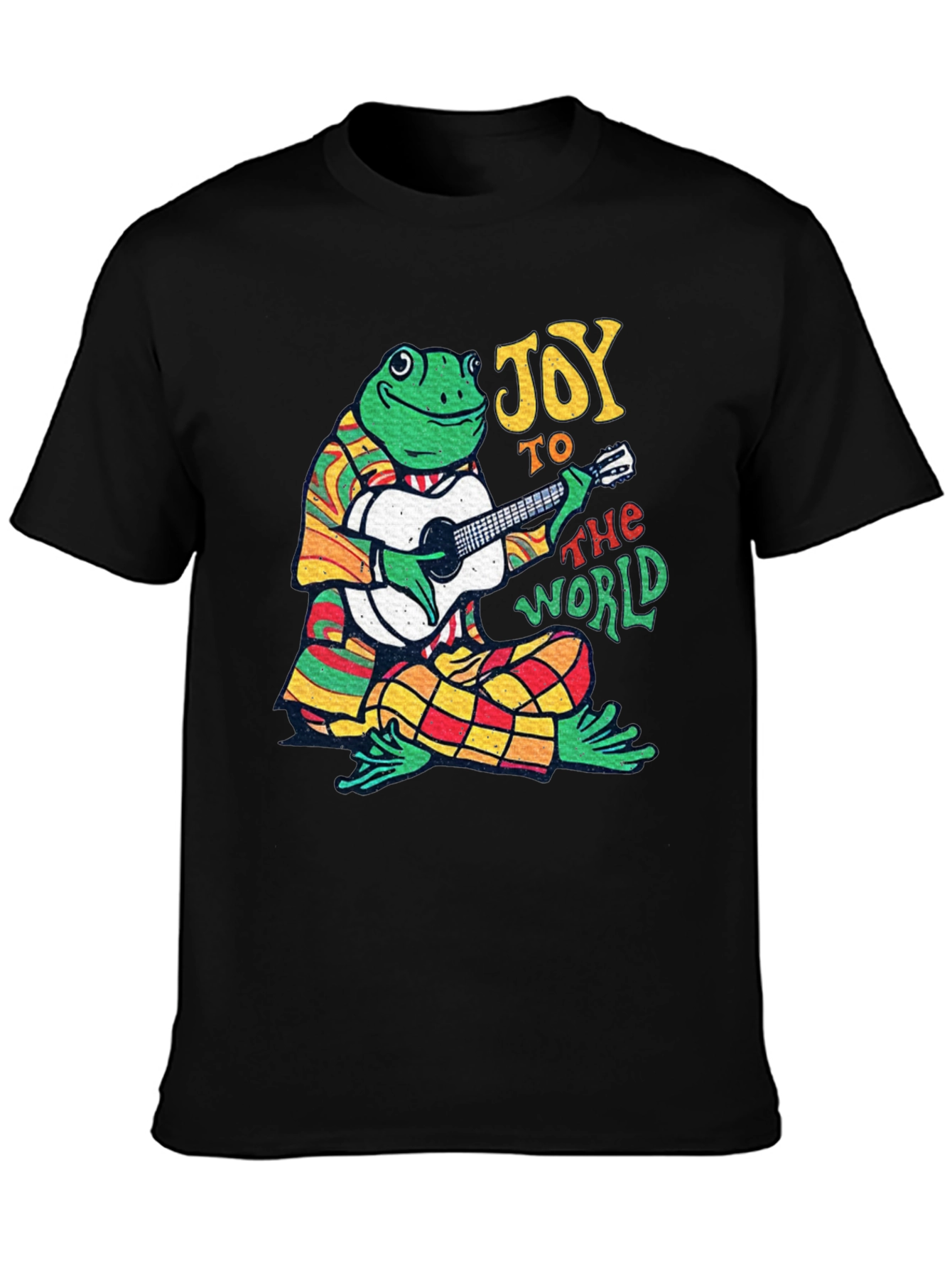 Joy to the World Frog Graphic T-Shirt