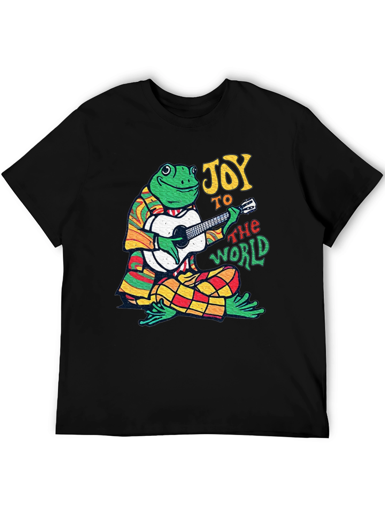 Joy to the World Frog Graphic T-Shirt