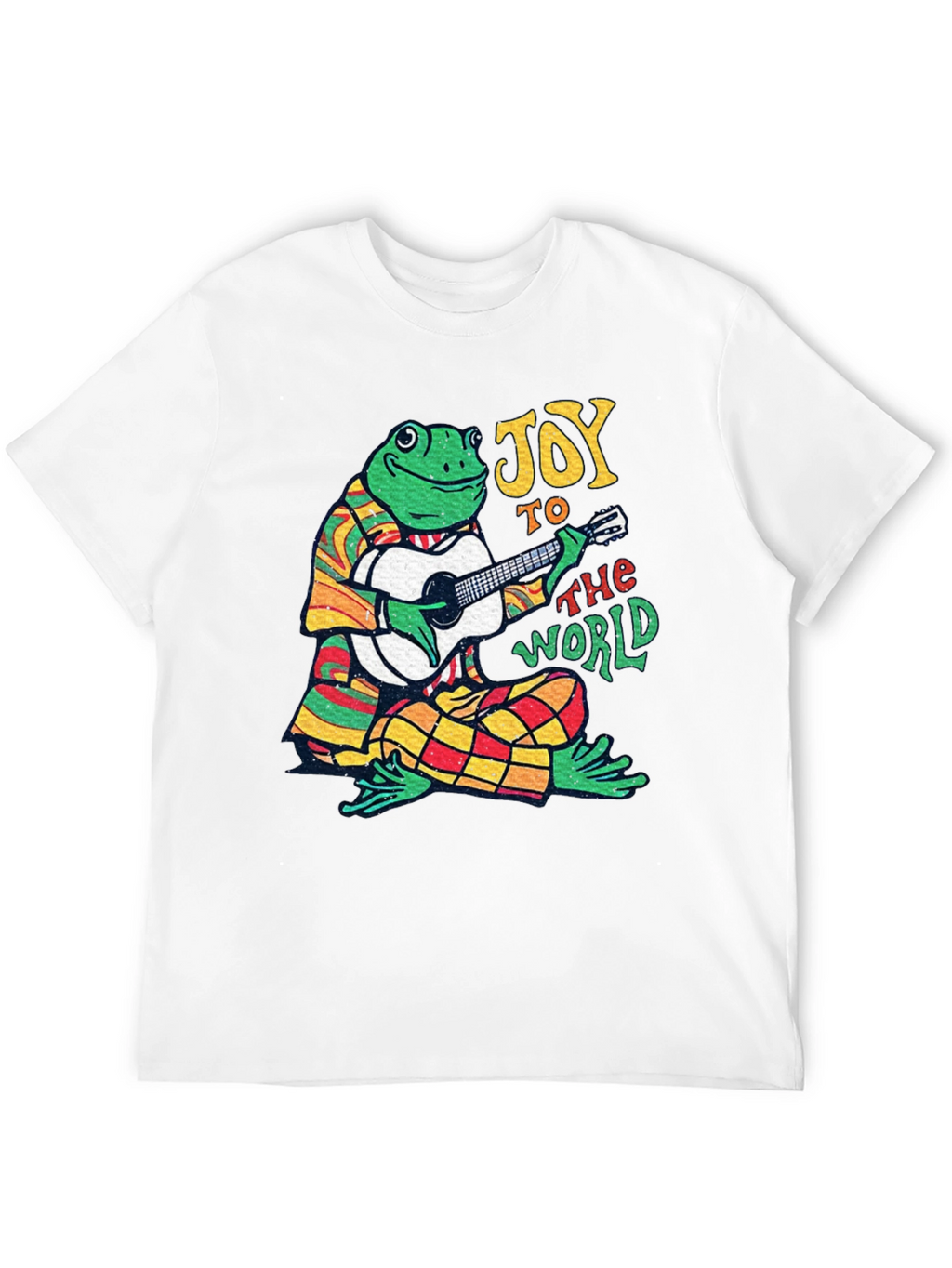 Joy to the World Frog Graphic T-Shirt