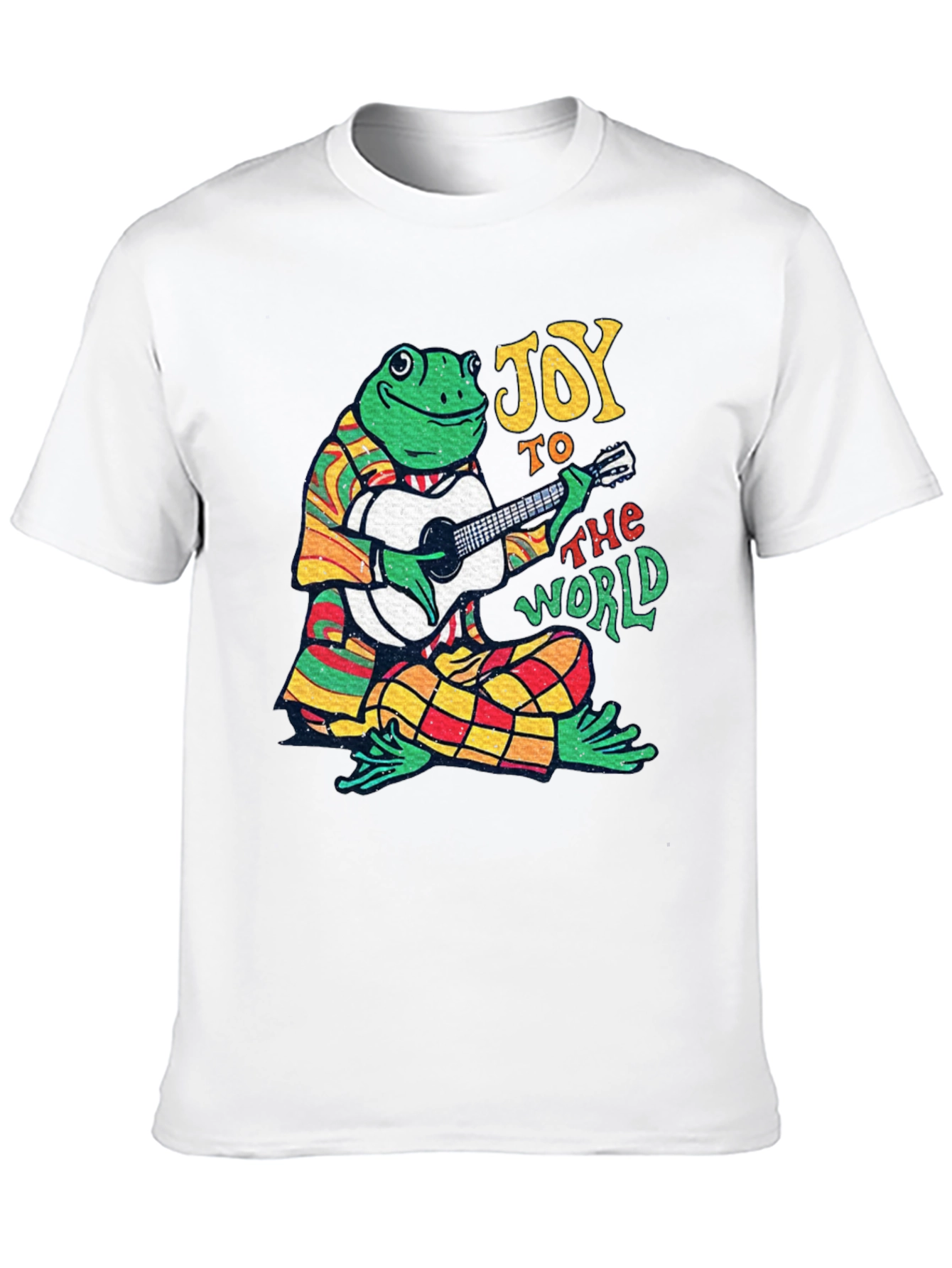 Joy to the World Frog Graphic T-Shirt