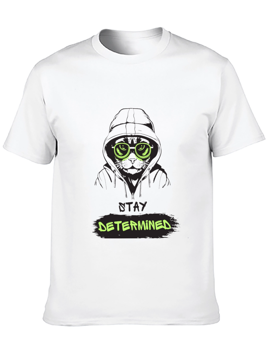 Stay Determined Graphic Tee - Mens Black T-Shirt