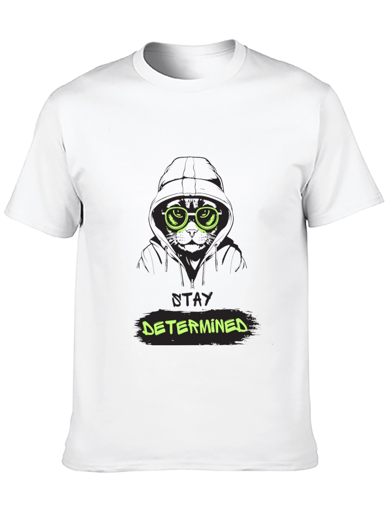 Stay Determined Graphic Tee - Mens Black T-Shirt