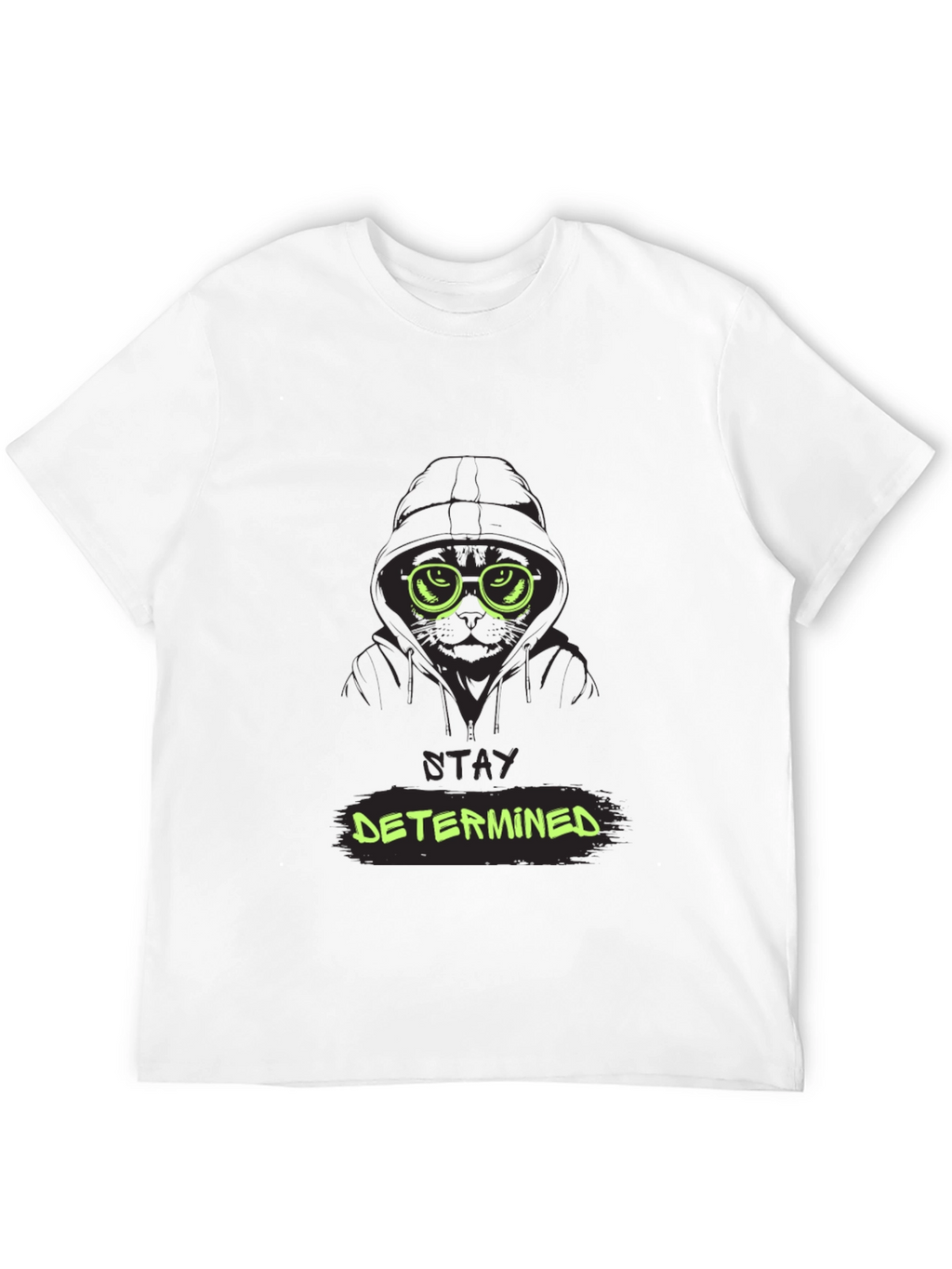 Stay Determined Graphic Tee - Mens Black T-Shirt