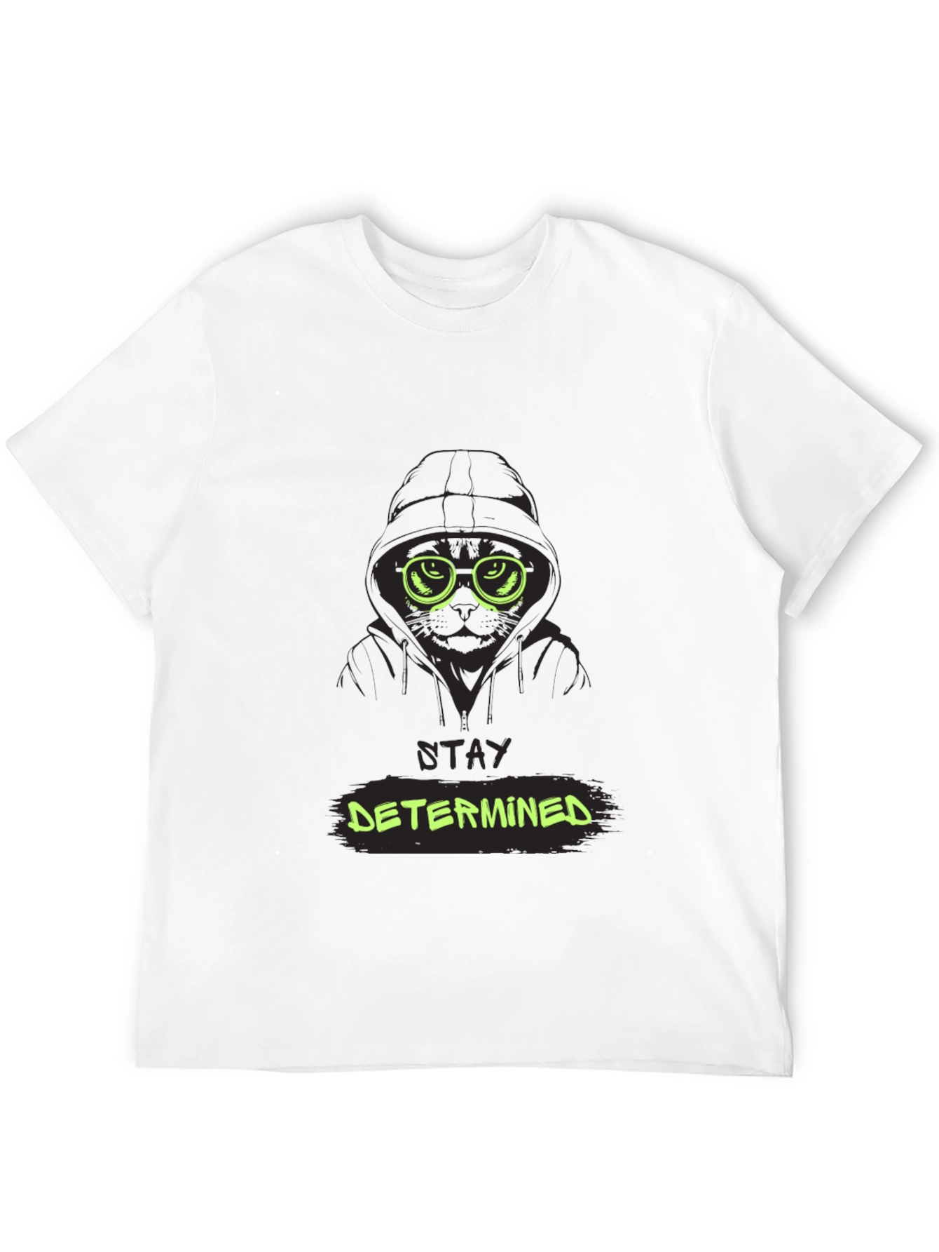 Stay Determined Graphic Tee - Mens Black T-Shirt