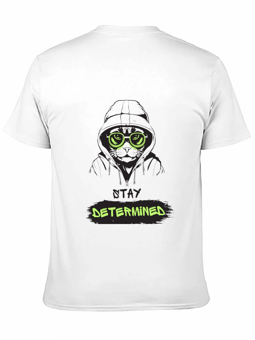 Stay Determined Graphic Tee - Mens Black T-Shirt