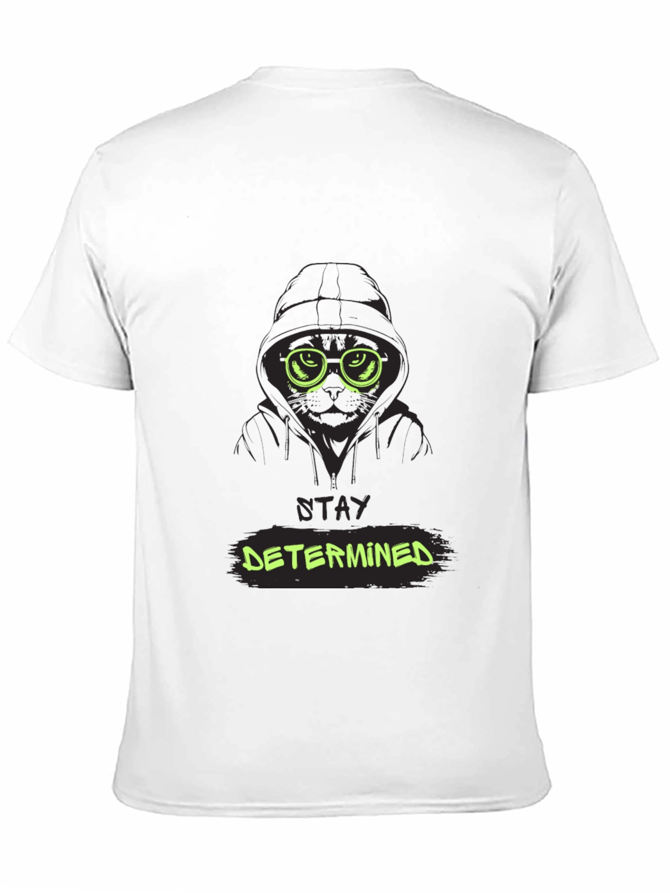 Stay Determined Graphic Tee - Mens Black T-Shirt