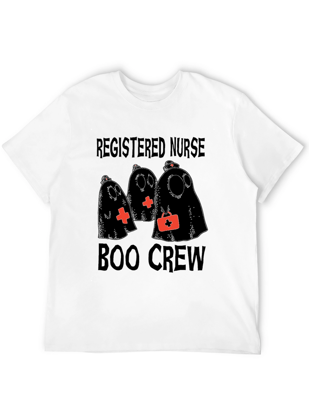 Registered Nurse Boo Crew Halloween T-Shirt