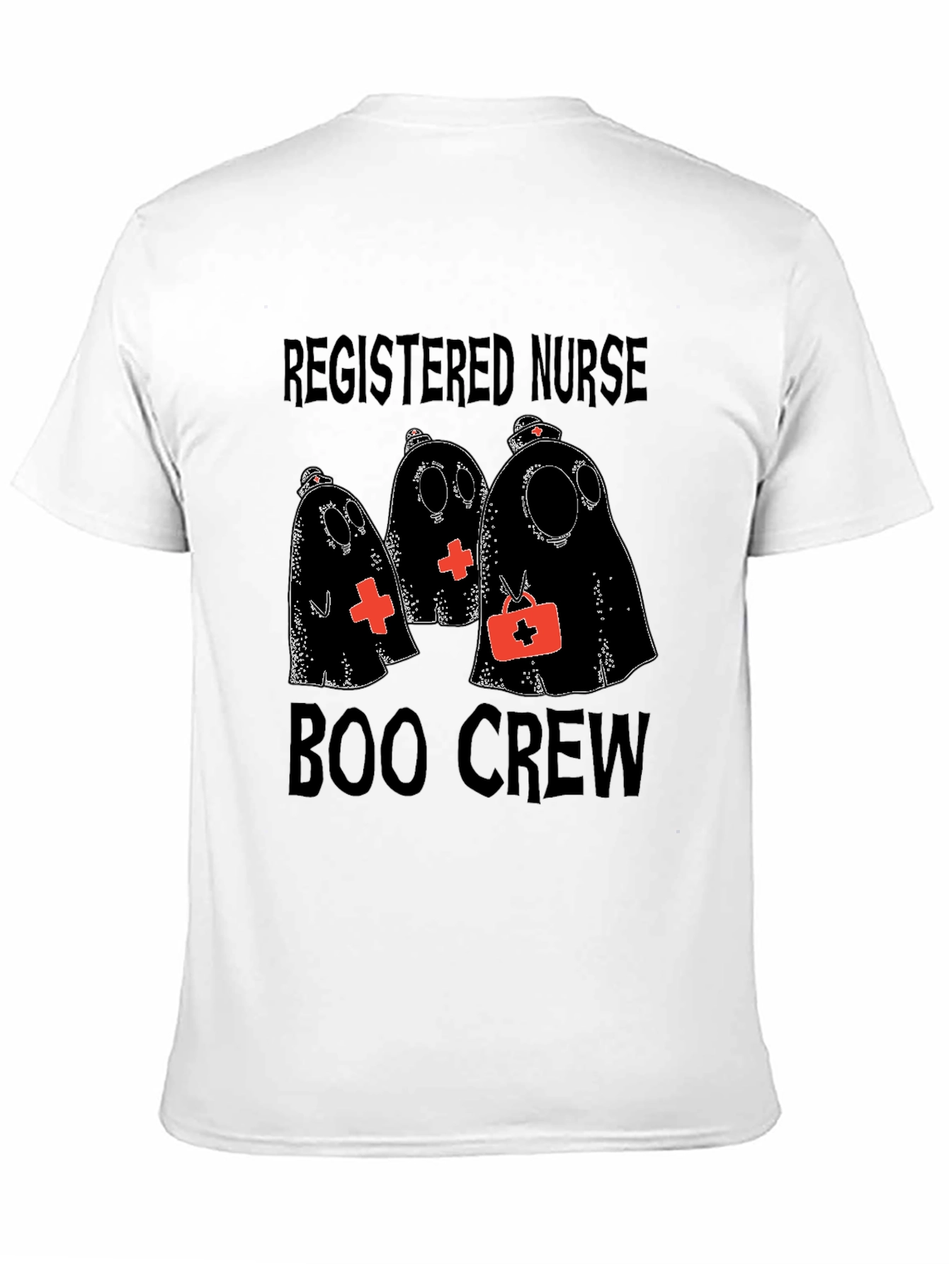 Registered Nurse Boo Crew Halloween T-Shirt