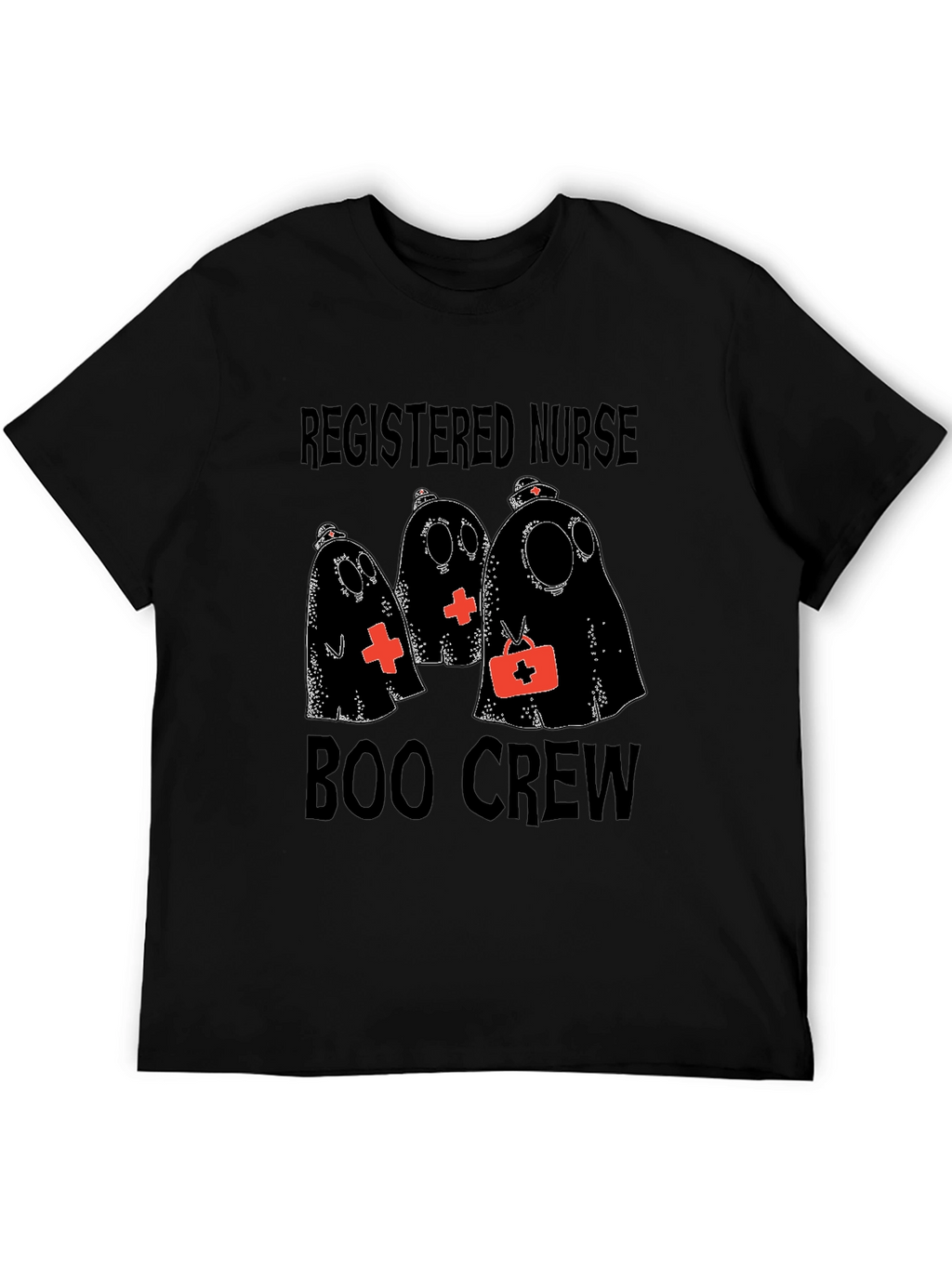 Registered Nurse Boo Crew Halloween T-Shirt