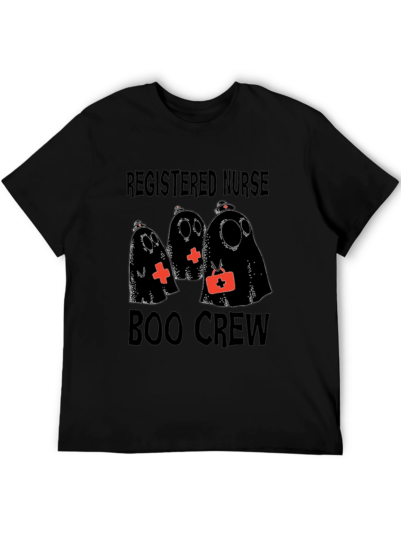 Registered Nurse Boo Crew Halloween T-Shirt