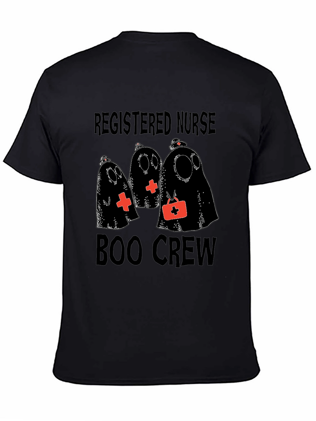 Registered Nurse Boo Crew Halloween T-Shirt